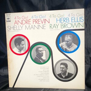 Andre Previn ・Herb Ellis ・Shelly Manne ・Ray Brown / 4 To Go! LP　 CBS/SONY