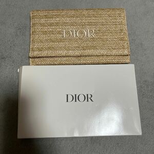 Dior ディオール ノベルティ クラッチバッグ 麻