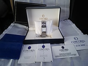  Concorde CONCORD высококлассный джентльмен предмет. наручные часы! б/у товар 