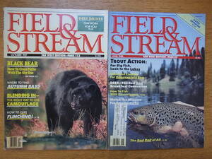 1987,88年アメリカのアウトドア雑誌「Field & Stream」2冊