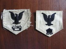 rWWll-朝鮮戦争時代の米海軍水兵の兵科階級章 6枚_画像2