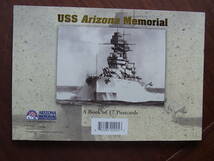 rハワイ真珠湾の戦艦アリゾナ記念艦の絵葉書17枚セット_画像2