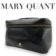 美品　MARY QUANT マリークワント　S80　バニティー　メイクポーチ　黒_画像1