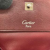 Cartier　カルティエ　M2　マストライン　黒　コインケース　三つ折り　財布_画像9