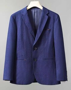 B3502【新品未使用】春物 L 春夏の紳士 テーラードジャケット 美麗品