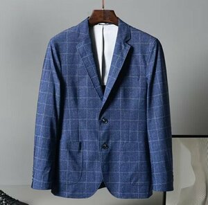 B35013【新品未使用】春物 M 春夏の紳士 テーラードジャケット 美麗品