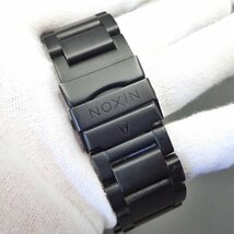 【 美品 】 ニクソン SIMPLIFY THE 51-30 CHRONO 黒文字盤 クロノグラフ デイト クォーツ 51mm メンズ 腕時計 稼動品 付属品有り NIXON_画像6