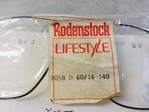 k0519-15★未使用 展示品 メガネフレーム Rodenstock Lifestyle 60□16 140 フルリム 眼鏡 長期保管品_画像8