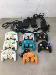 G0515-39* nintendo Nintendo Game Cube controller DOL-003 etc. / adaptor together 13 point 