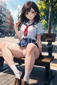 制服 パンツ コスプレ ポスター 美少女 美女 アート 同人 セクシー 高品質 A４サイズ 下着 高画質 かわいい 女子 巨乳 光沢紙 M字 3M140