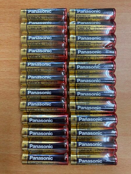 アルカリ乾電池 Panasonic 単3電池 4本×6セット（計24本）です。 期限長持ち パナソニック