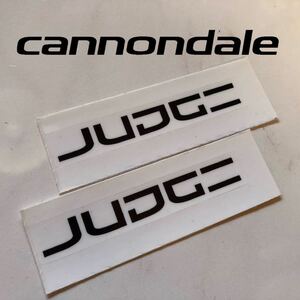 [ regular goods ]CANNONDALE Cannondale sticker clear base JUDGEjaji Logo 