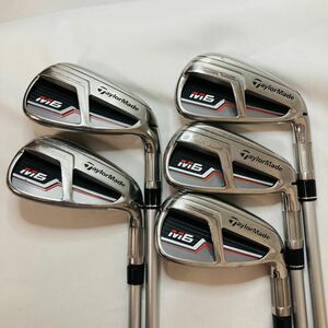 テーラーメイド　M6　アイアンセット　5本　6〜9,P 純正 FUBUKI TaylorMade フレックスS 純正