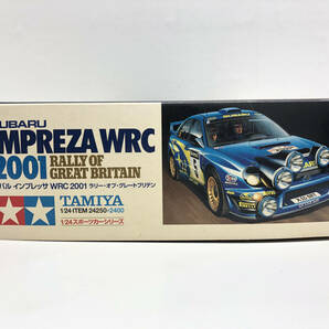 模型祭 タミヤ スバル インプレッサ WRC 2001 ラリー オブ グレートブリテン 1/24 IMPREZA 未組み立て 箱ダメージ有りの画像2