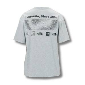 即決☆ノースフェイス 歴代 ロゴ 半袖 Tシャツ GRY/XLサイズ 送料込み グレー 灰色 ヒストリカル