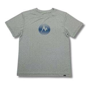  prompt decision * Marmot Mark Logo short sleeves T-shirt GRY/M size free shipping speed .. sweat UPF30 gray grey Marmot