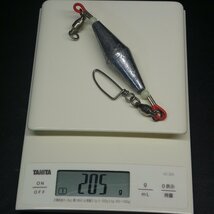 下田漁具 中間鉛システム 50号 中オモリ 205g 中おもり ※未使用在庫品 (m0103) ※クリックポスト_画像8