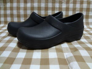 クロックス　CROCS　COMFORT　オンザクロック　ワーク　スリッポン　サンダル　靴　黒　２５ｃｍ