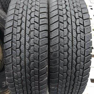 2本価格★パT8988■225/85R16 121/119L LT DUNLOP SPLT01 ★条件付送料無料★地山 中古 スタッドレス トラック