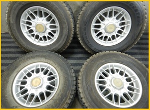 パT4073■275/70R16 BRIDGESTONE WINTER DUELER DM-Z2 Weds アルミ 8J 5H PCD150 4本■条件付き 送料無料■激安 ランクル