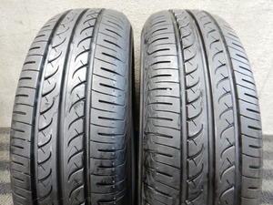 2本のみ★DT5525②■185/70R14 YOKOHAMA BluEarth 2019年製■条件付送料無料■バリ溝 イボ有 9.5分山 ノート フリード カローラ