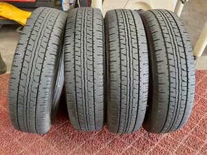 DF5510■145R12 8PR LT　4本価格　DUNLOP ENASAVE VAN01　送料無料 夏 ’21年 7.5分山 キャリー ハイゼット 軽トラ ダンプ 8PR 室内保管