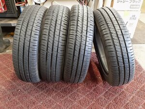 DF5534■155/65R14 75S　4本価格　DUNLOP ENASAVE EC204　送料無料 夏 ’18年 8分山 ワゴンR ムーブ デイズ パレット タント N-BOX