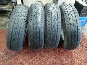 DF5577■155/65R13 73S　4本価格　BRIDGESTONE NEXTRY　送料無料 夏 ’19年 7分山 アルト ラパン ミラ ムーヴ ライフ EK モコ