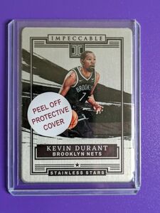 KEVIN DURANT Impeccable Stainless Stars Prizm Panini NBA