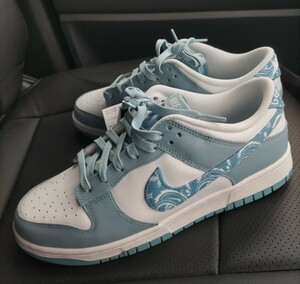 Nike WMNS Dunk Low ESS Blue Paisley　ナイキ　 ウィメンズ ダンク ロー ESS ブルーペイズリー　DH4401-101　27cm スニーカー　靴　未使用