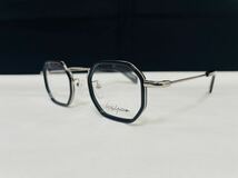 Yohji Yamamoto ヨウジ ヤマモト 眼鏡フレーム YY1066 613 未使用 美品 伊達眼鏡 サングラス シルバー ブラック オクタゴン_画像2