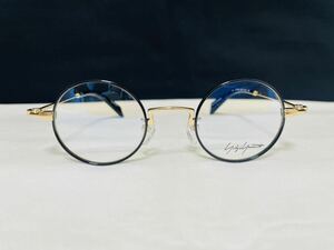 Yohji Yamamoto ヨウジ ヤマモト メガネフレーム YY1309 002 未使用 美品 伊達眼鏡 ラウンド サングラス ゴールド