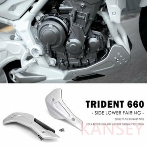 TRIUMPH Trident 660 2021 engine spoiler fairing . protection plate kit 