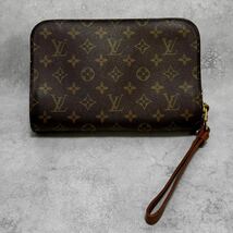 ◆中古美品/鑑定済み◆LOUIS VUITTON ルイヴィトン オルセー ビジネスクラッチバッグ セカンドバッグ モノグラム ブラウン M51790 メンズ_画像2