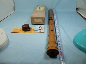  сякухати бамбук способ кото старый . 2 сяку размер . традиционные японские музыкальные инструменты с ящиком б/у 1 шт. 