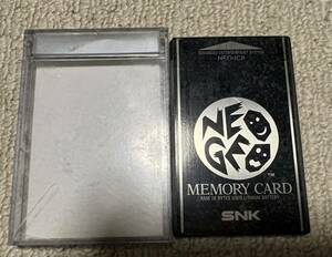 ネオジオ NEOGEO メモリーカード MEMORY CARD SNK 当時物