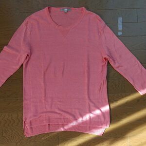 レディース サマー セーター ニット ユニクロ Lサイズ 七分袖