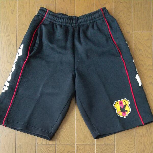 サッカー ハーフパンツ 日本代表ワッペン 1996年140