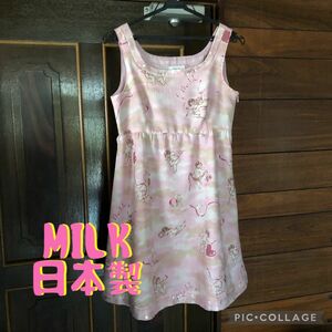 【極美品 】 MILK ミルク 天使柄 ミニワンピース ロリィタ