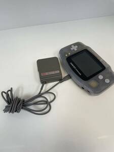 任天堂 Nintendo ゲームボーイアドバンス GBA AC電源付き 本体のみ 通電確認済み 動作未確認 ジャンク品