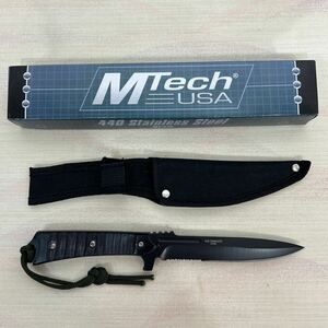 【美品】《M Tech 》USA MT-536 アウトドア キャンプ ハンティングナイフ ナイフ