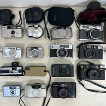 《大量　15台　まとめて》コンパクトカメラ　フィルムカメラ　MINOLTA Canon FUJI コニカ他【ジャンク品】_画像1