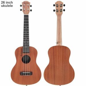 C0027:* ukulele 26 -inch 18 fret tenor ukulele acoustic guitar sa Pele wood ukulele Hawaii 4 string guitar 