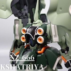 Art hand Auction HGUC Kshatriya fully painted finished product, character, Gundam, Mobile Suit Gundam UC (Unicorn)