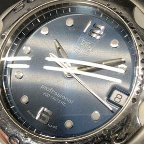 TAG HEUER タグホイヤー キリウム プロフェショナル WL111F クォーツ デイト メンズ 腕時計 24e菊TKの画像5