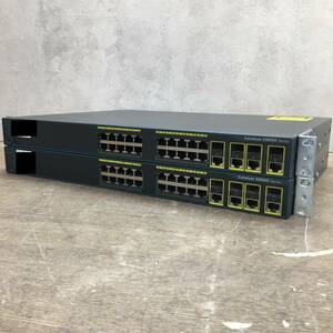 CISCO/シスコ Catalyst 2960G Series スイッチ 2台セット WS-C2960G-24TC-L 24e菊TK①