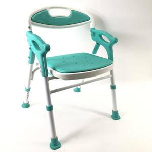  folding shower chair comfort hot water 7550ST nursing articles bathing assistance bath chair green group 24e.MZ