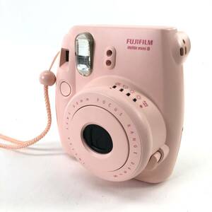 FUJIFILM 富士フィルム チェキ instax mini8 インスタントカメラ 簡単操作 ピンク ジャンク 24e菊NS