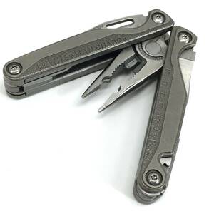 希少 LEATHERMAN/レザーマン チャージ マルチツール ツールナイフ ペンチ 携帯工具 チタニウム アウトドア キャンプ 当時物 24e菊TK