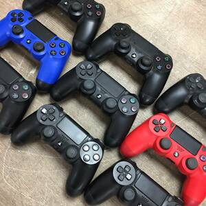 1 jpy start PlayStation/ PlayStation 4 controller summarize black 7 red 1 blue 1 Junk PS4 24e.